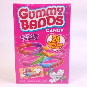Gummy Bands Candy 24 Gummy Band Pouches